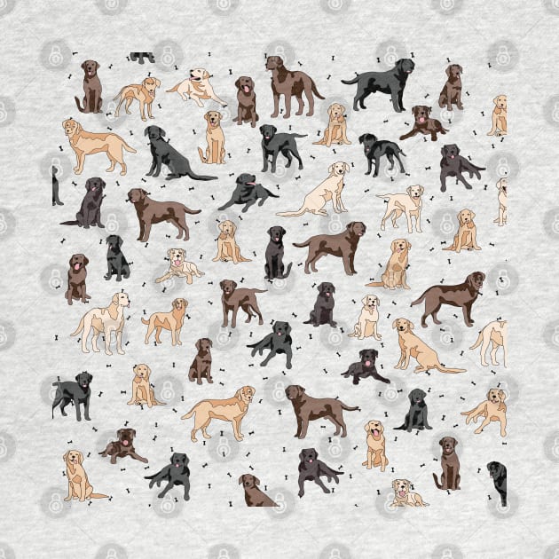 Labradors galore by Zodiart